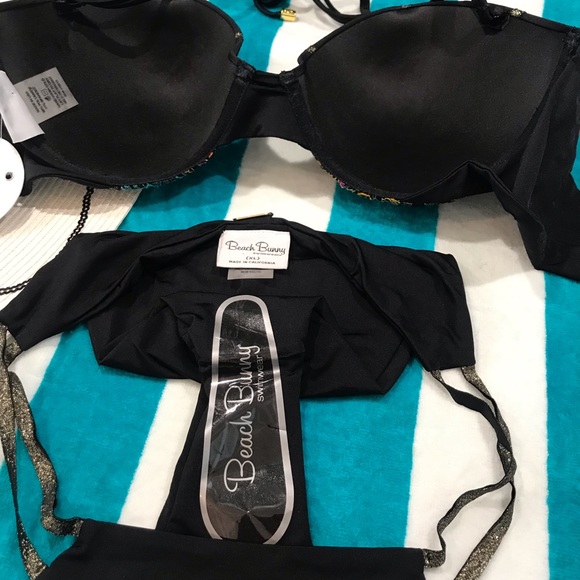 NWT beach bunny bikini “little moon” XL set - Picture 13 of 17